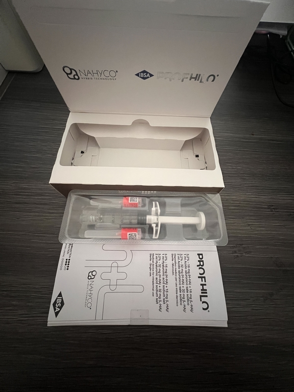 เจลเยาว์ผิว Profhilo H L 1*2ml สําหรับเก็บรักษาในอุณหภูมิห้อง