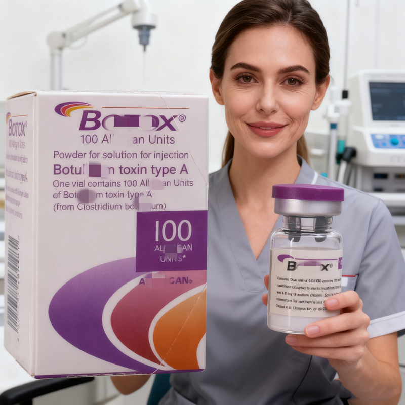 Abbvie Allergan Toxin 100 หน่วย ท็อกซินบอทูลินัมชนิด A ที่ดีที่สุด สําหรับรอยร่วงลึก
