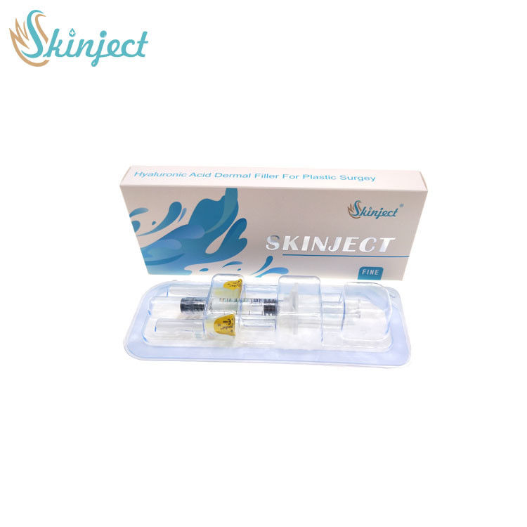 Skinject 2ml Injectable Dermal Filler สำหรับต่อต้านริ้วรอย Anit-aging Skin Care ผลิตภัณฑ์เสริมความงาม