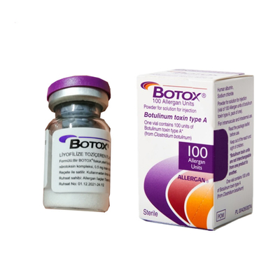 โบทูลินัม ท็อกซิน ประเภท A คลอสทริเดียม โบทูลินัม 100ui อัลเลอร์แกน โบโต็กซ์
