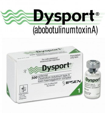 Dysport 500u ท็อกซิน A Dysport 500u สําหรับริ้วรอย
