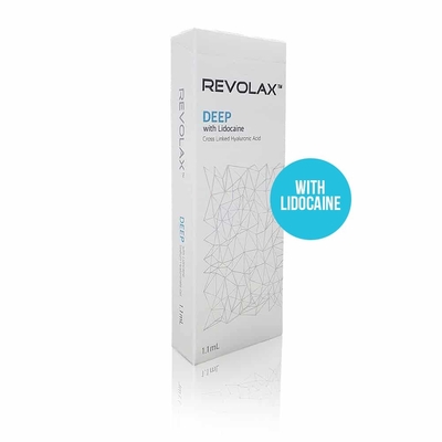 Deep Revolax Skin Cross Linked ฟิลเลอร์กรดไฮยาลูโรนิก Dermal CE Marked